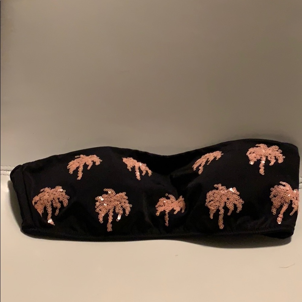 Victoria’s Secret Palm Tree Strapless Top